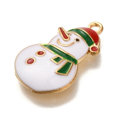Christmas Theme Alloy Enamel Pendants FIND-I040-01A-1