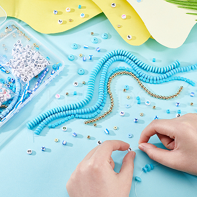 DIY Bead Jewelry Making Finding Kit DIY-PH0010-34-1