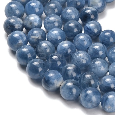 Natural Kyanite Beads Strands G-C259-B01-8mm-01-1