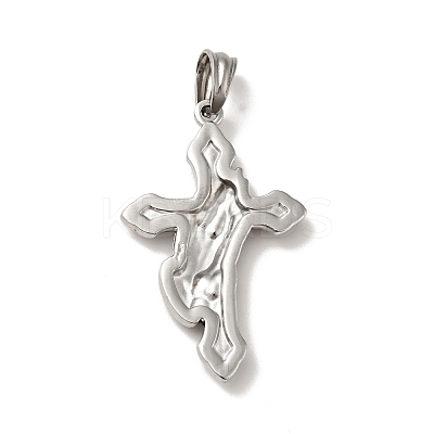 Tibetan Style 304 Stainless Steel Pendants STAS-G275-03AS-1