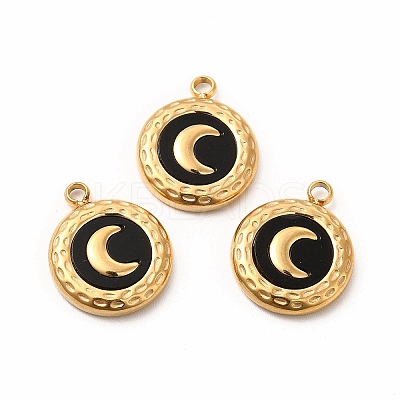 PVD Vacuum Plating 304 Stainless Steel Pendants STAS-A076-12G-1