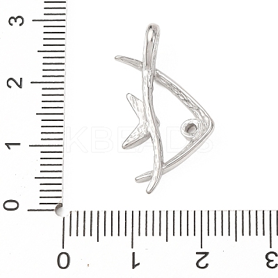 304 Stainless Steel Pendants LS-STAS-D129-13C-P-1