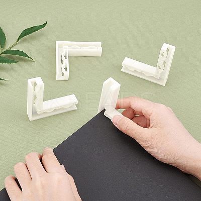 Plastic Corner Vertical Buckle AJEW-WH0252-45-1
