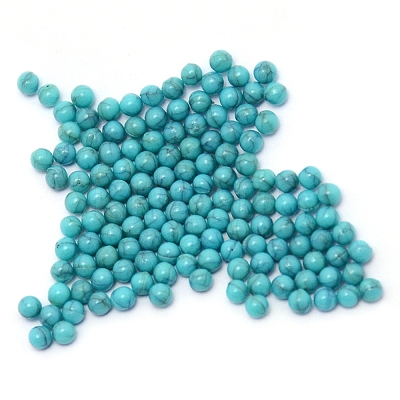Resin Round Beads MRMJ-WH0068-34A-01-1