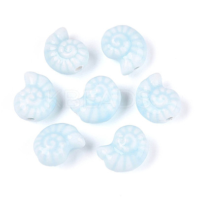Glazed Porcelain Beads PORC-I028-02G-01-1