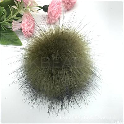 Faux Fox Fur Soft Pompom Ball DIY-WH20002-620A-10-1