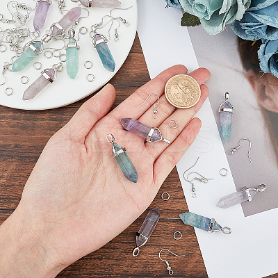95Pcs 3 Style DIY Dangle Earring Making Kits DIY-SC0015-76B-1
