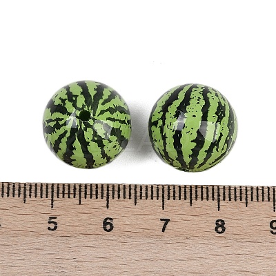 Opaque Acrylic Beads MACR-C036-01B-1