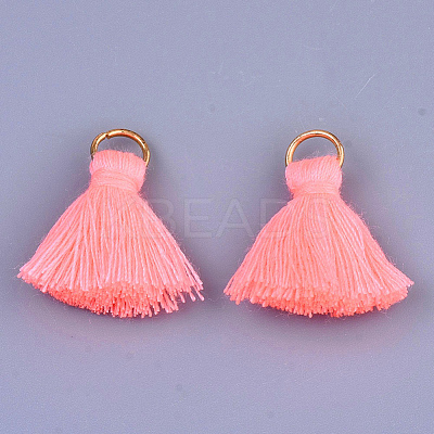 Polycotton(Polyester Cotton) Tassel Pendant Decorations X-FIND-S280-15-1