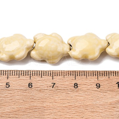 Handmade Porcelain Beads Strands LAMP-G140-02F-1
