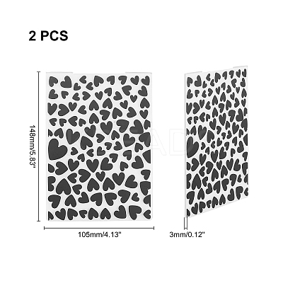 Plastic Embossing Folders DIY-WH0186-21-1