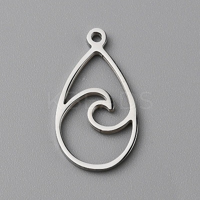 201 Stainless Steel Pendants STAS-WH0033-16-1