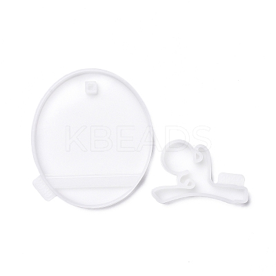 DIY Mobile Phone Holders Silhouette Silicone Statue Mold DIY-I081-11-1