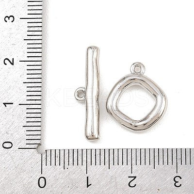 Brass Toggle Clasps KK-G548-41P-02-1
