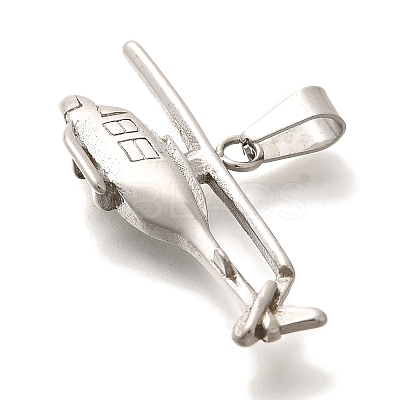 Anti-Tarnish 304 Stainless Steel Pendants STAS-U035-35P-01-1