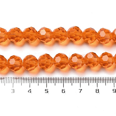 Transparent Glass Beads EGLA-A035-T10mm-D05-1