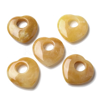 Natural Topaz Jade Hollow Pendants G-C167-06B-1