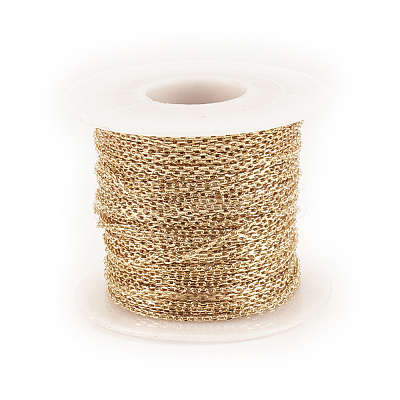 Brass Cable Chains CHC-S003-04G-1