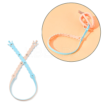 Silicone Baby Pacifier Holder Chains SIL-P004-B02-1