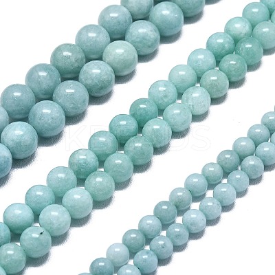 Natural Malaysia Jade Beads Strands G-L645-A01-6mm-25-1