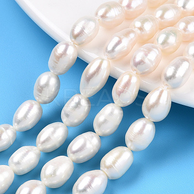 Natural Cultured Freshwater Pearl Beads Strands PEAR-N012-07R-1