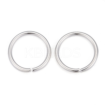 Rack Plating Brass Open Jump Rings KK-O139-18R-S-1