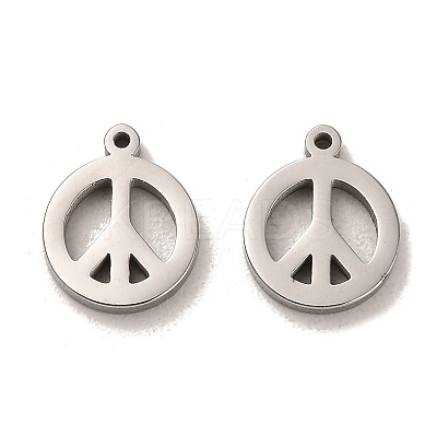 Non-Tarnish 304 Stainless Steel Charms STAS-L022-137P-1