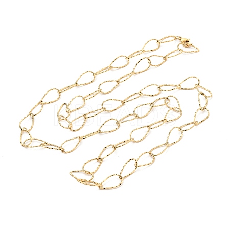 Ion Plating(IP) 304 Stainless Steel Necklaces STAS-D084-27G-1