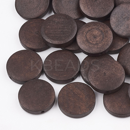 Natural Pear Wood Beads WOOD-T009-2.0cm-19-1
