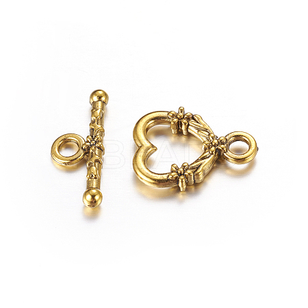 Tibetan Style Toggle Clasps LS-GLF1086Y-NF-1
