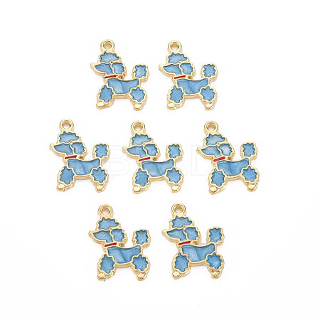 Alloy Enamel Pendants ENAM-N055-013B-NR-1