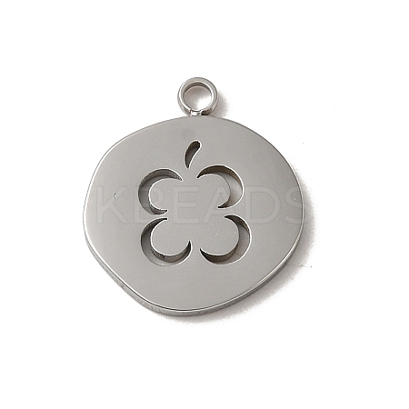 Non-Tarnish 304 Stainless Steel Pendants STAS-L022-312P-1