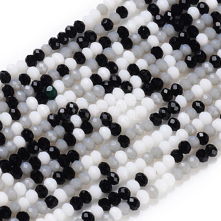 Glass Beads Strands GLAA-F106-B-15-1