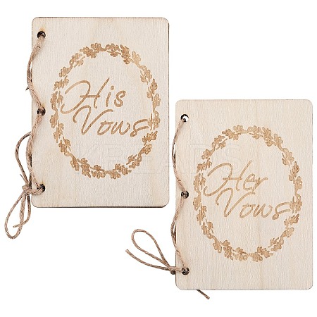 Creative Wooden Greeting Cards DIY-WH0349-171B-1