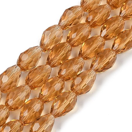 Transparent Glass Beads Strands LS-EGLA-N013-T10mm-D21-1