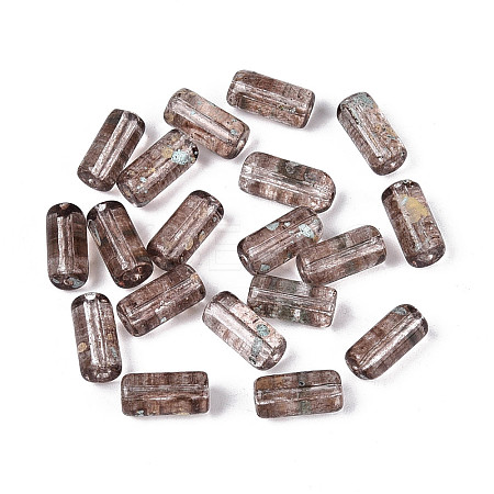 Picasso Transparent Glass Bugle Beads SEED-N010-02L-1