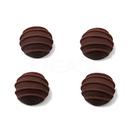 Imitation Food Resin Cabochons RESI-WH0035-18C-A02-1