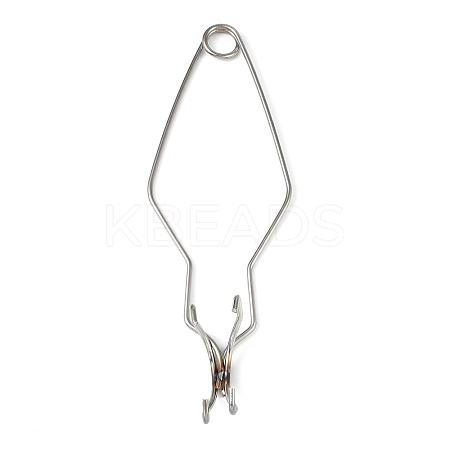 (Defective Closeout Sale: Spot Welding Black)304 Stainless Steel Crucible Tongs TOOL-XCP0001-88-1