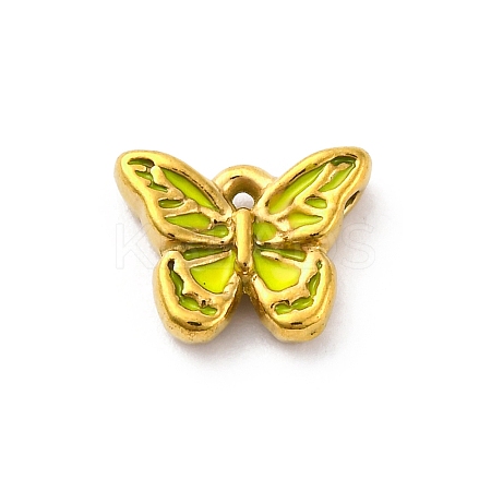 304 Stainless Steel Enamel Pendants STAS-B085-43G-02-1