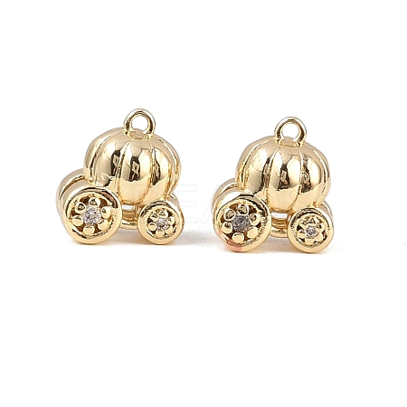 Brass Micro Pave Cubic Zirconia Pendants LS-KK-L260-17G-1