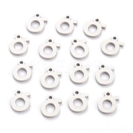 Non-Tarnish 304 Stainless Steel Pendants STAS-F267-10S-P-1