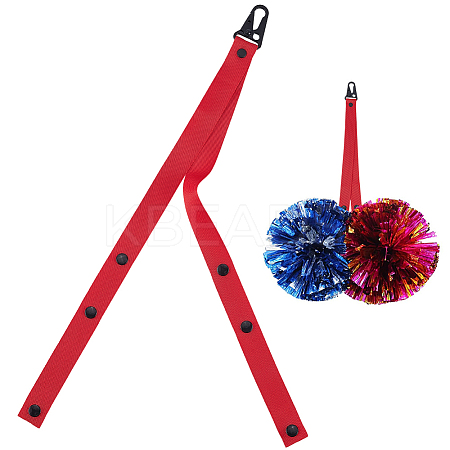 1Pc Polyester Pom Pom Holder Straps for Cheerleading Accessories AJEW-CN0003-09-1