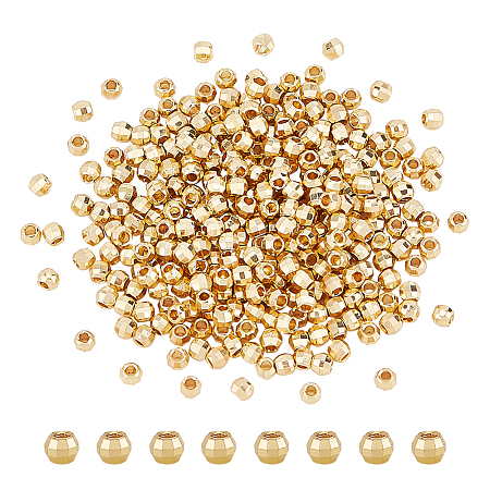 300Pcs Brass Spacer Beads KK-PH0010-38-1