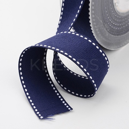 Grosgrain Polyester Ribbons for Gift Packings SRIB-I001-016-371W-1