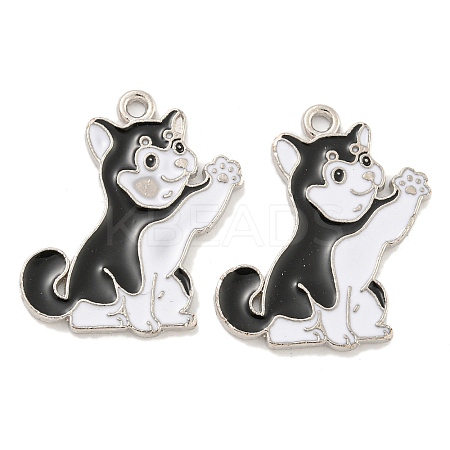 Rack Plating Alloy Enamel Pendants LS-ENAM-Z014-01P-07-1