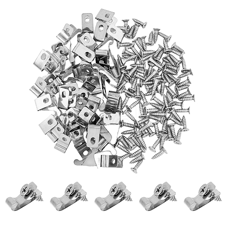 100Pcs 304 Stainless Steel Screws AJEW-DC0001-03-1