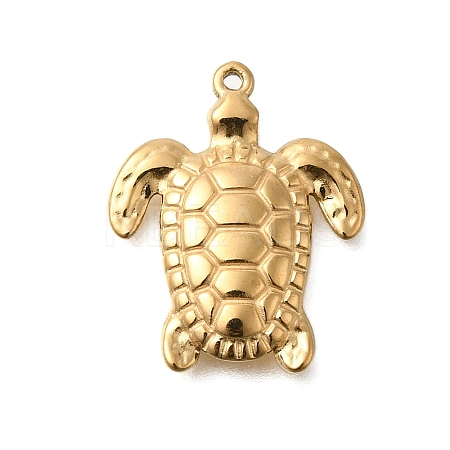 PVD Vacuum Plating 201 Stainless Steel Pendants STAS-C111-27G-1