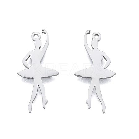 Non-Tarnish 201 Stainless Steel Pendant STAS-B027-01P-1