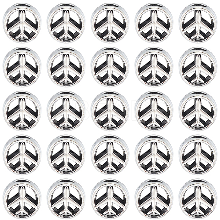 80Pcs Tibetan Style Alloy European Beads TIBE-SC0001-99-RS-1