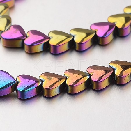 Electroplate Non-magnetic Synthetic Hematite Bead Strands X-G-F300-22A-02-1
